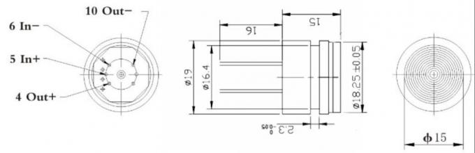HT19F 拡散シリコン圧力センサー 産業用マイクロ圧力センサー 1