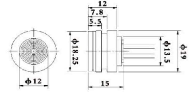 10KPa~70MPa シリコン圧力センサー ピエゾレシシブ圧力センサー 1