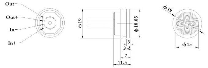 5V シリコンピエゾレシシブ圧力センサー 弁圧感センサー 5