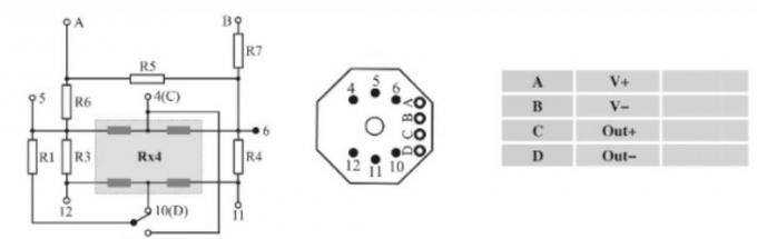 5V シリコンピエゾレシシブ圧力センサー 弁圧感センサー 6