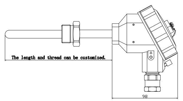ヘントング PT100 温度表示トランスミッター 4 ~ 20 MA 産業自動化トランスミッター 0